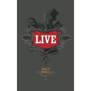 NLT Live Bible L/L Charcoal Sketch - Tyndale